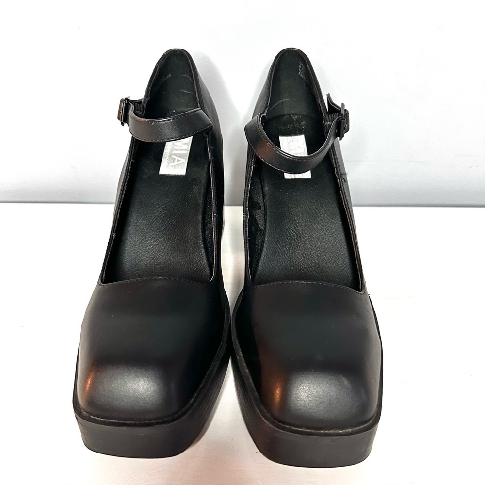 MIA - Ophia, Women’s, Black Chunky Mary Jane Heels, Platform, Size 8.5, NWOT,